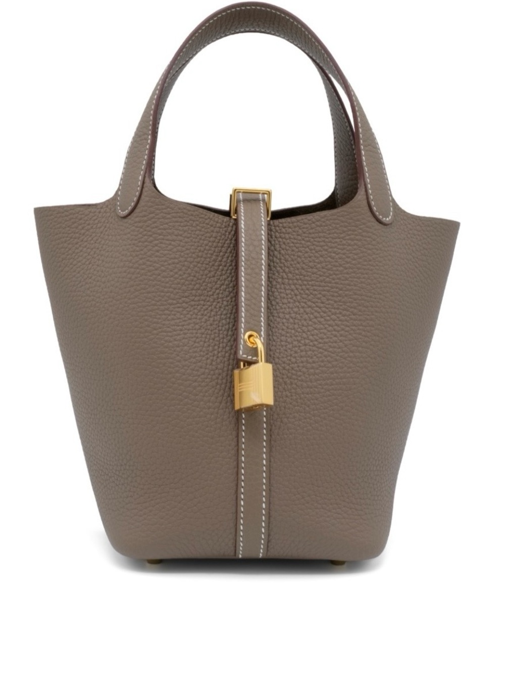 Authentic Brand New Hermes Picotin 18 Etoupe with Gold Hardware